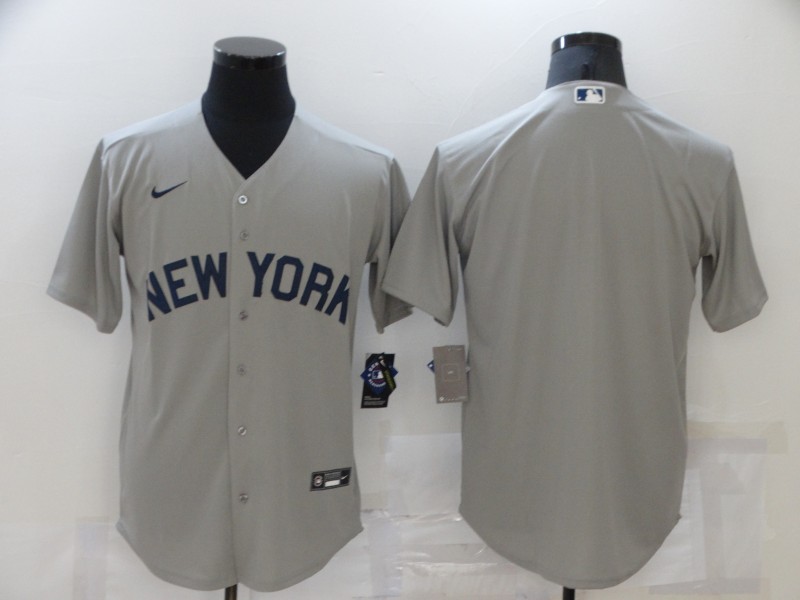 New York Yankees Team 2021 Gray Field of Dreams Cool Base Stitched Baseball Jersey New York Yankees Team 2021 Gray Field of Dreams Cool Base Stitched Baseball Jersey