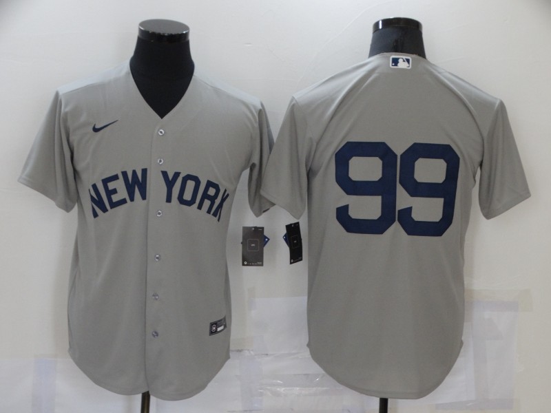 New York Yankees #99 Aaron Judge 2021 Gray Field of Dreams Cool Base Stitched Baseball Jersey New York Yankees #99 Aaron Judge 2021 Gray Field of Dreams Cool Base Stitched Baseball Jersey