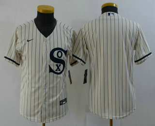 Youth Chicago White Sox Team 2021 Cream Field of Dreams Cool Base Stitched Jersey Youth Chicago White Sox Team 2021 Cream Field of Dreams Cool Base Stitched Jersey