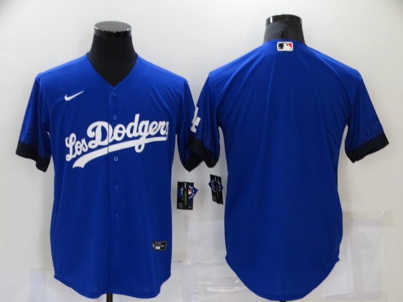 Los Angeles Dodgers Team Blue 2021 City Connect Cool Base Stitched Jersey Los Angeles Dodgers Team Blue 2021 City Connect Cool Base Stitched Jersey