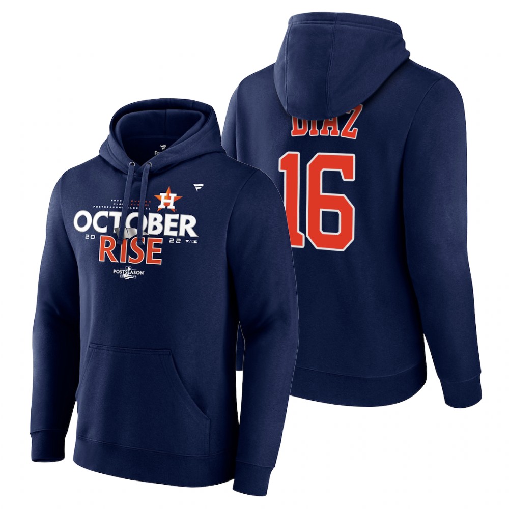Houston Astros Aledmys Diaz Navy 2022 AL West Division Champions Hoodie Houston Astros Aledmys Diaz Navy 2022 AL West Division Champions Hoodie