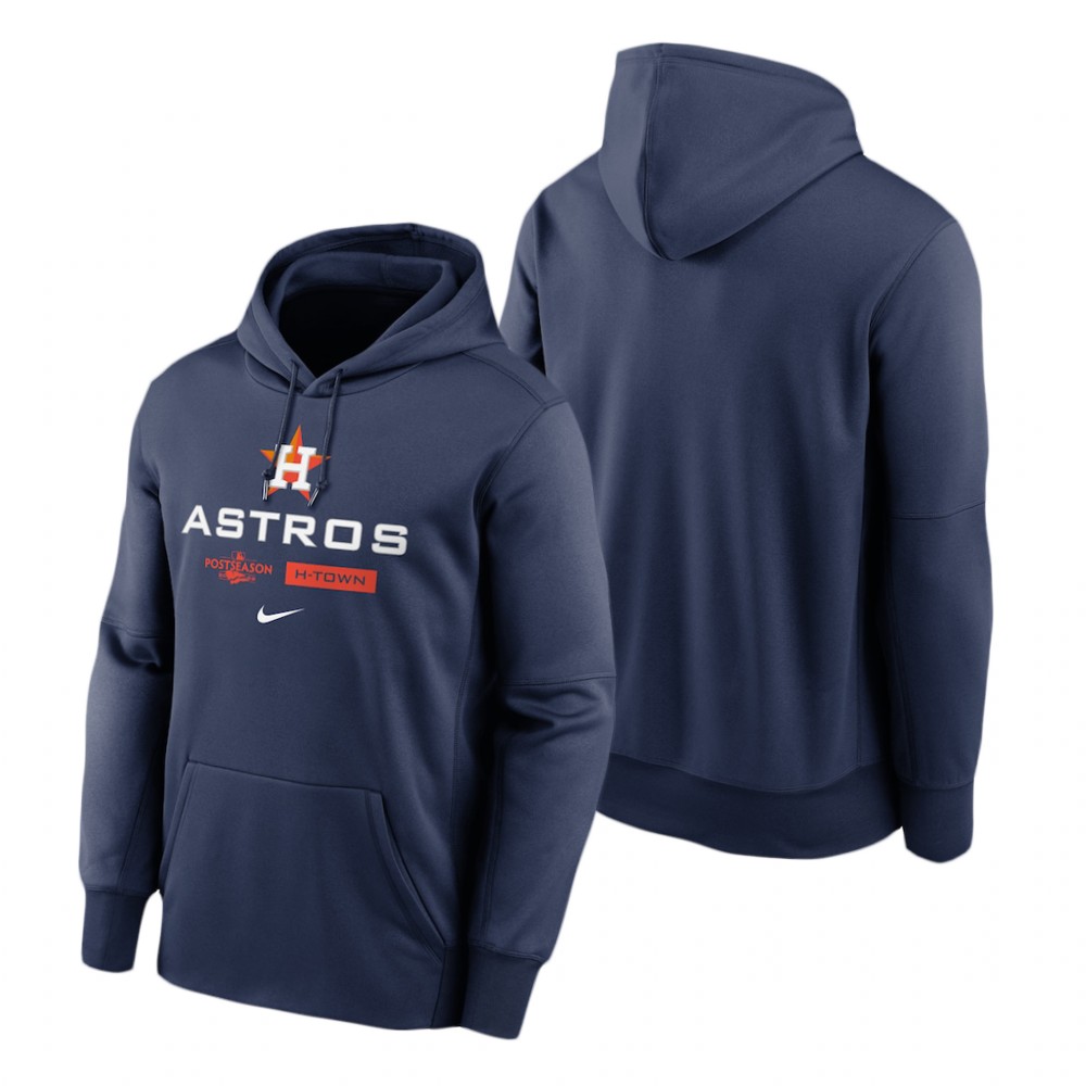 Houston Astros Navy 2022 Postseason Dugout Hoodie Houston Astros Navy 2022 Postseason Dugout Hoodie