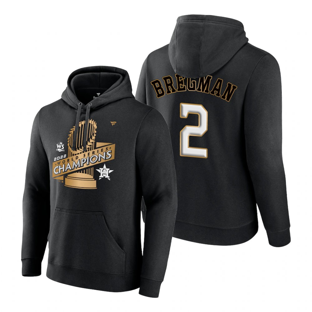 Houston Astros Alex Bregman Black 2022 World Series Champions Parade Hoodie