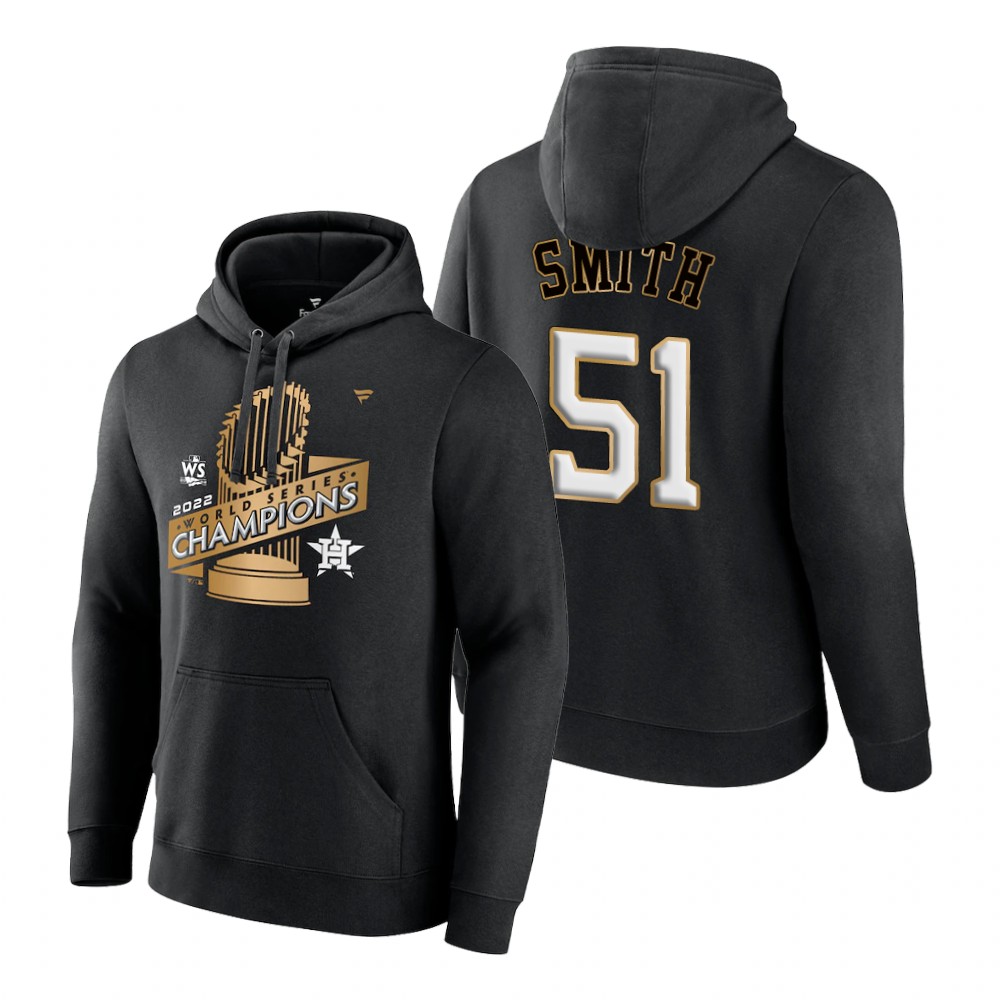 Houston Astros Will Smith Black 2022 World Series Champions Parade Hoodie