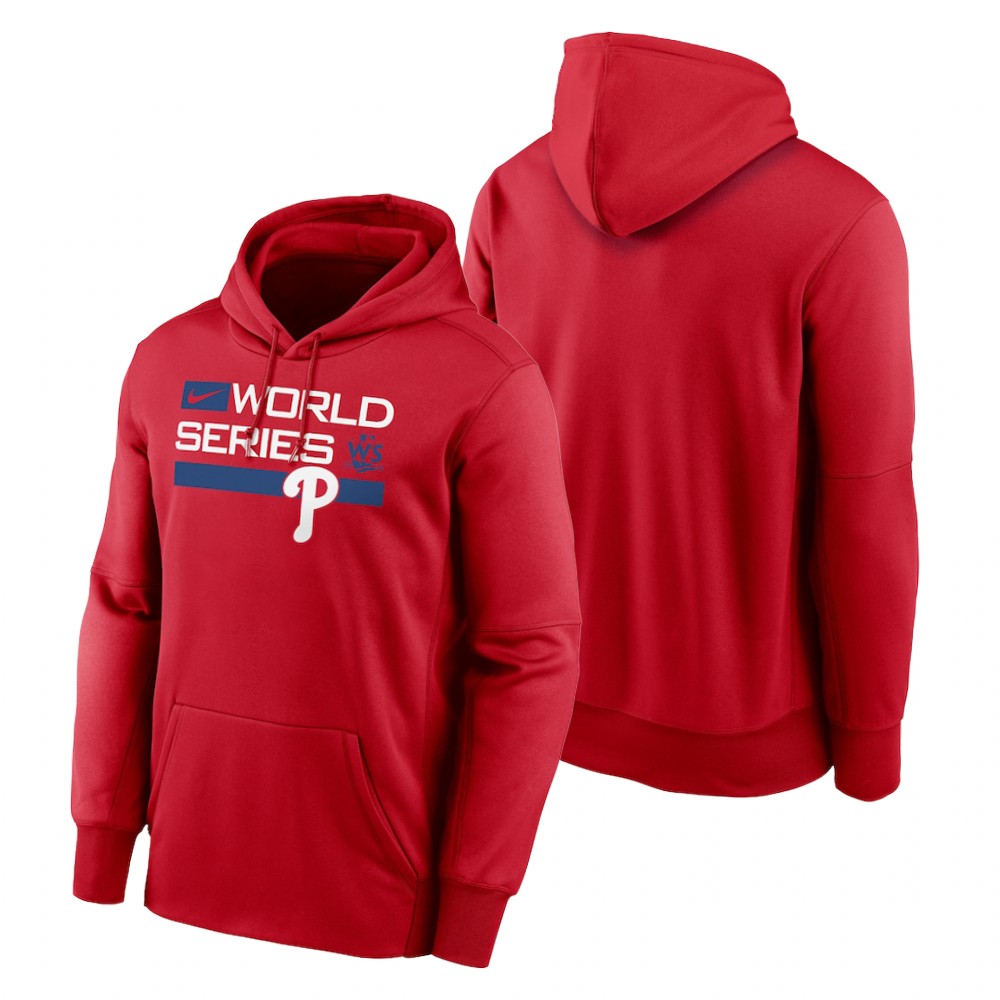 Philadelphia Phillies Red 2022 World Series Dugout Hoodie Philadelphia Phillies Red 2022 World Series Dugout Hoodie