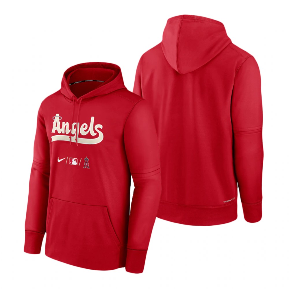 Los Angeles Angels Red 2022 City Connect Therma Hoodie