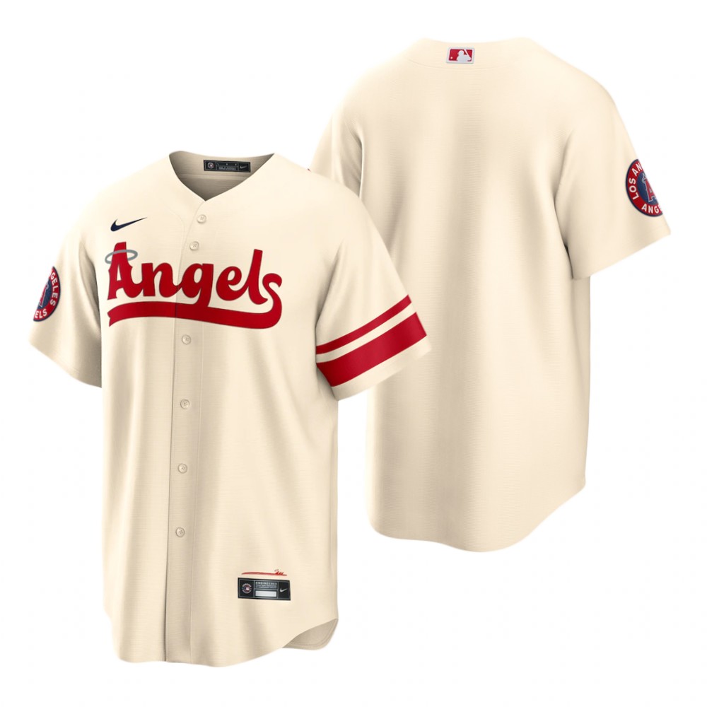 Los Angeles Angels Cream 2022 City Connect Replica Team Jersey Los Angeles Angels Cream 2022 City Connect Replica Team Jersey
