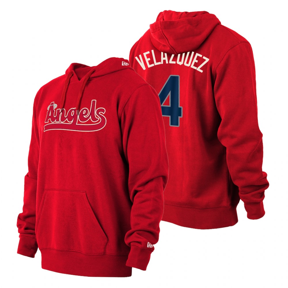 Los Angeles Angels Andrew Velazquez Red 2022 City Connect Hoodie Los Angeles Angels Andrew Velazquez Red 2022 City Connect Hoodie