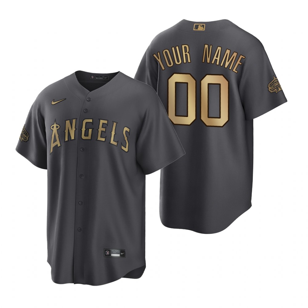 Los Angeles Angels Custom Charcoal 2022 MLB All-Star Game Replica Jersey Los Angeles Angels Custom Charcoal 2022 MLB All-Star Game Replica Jersey