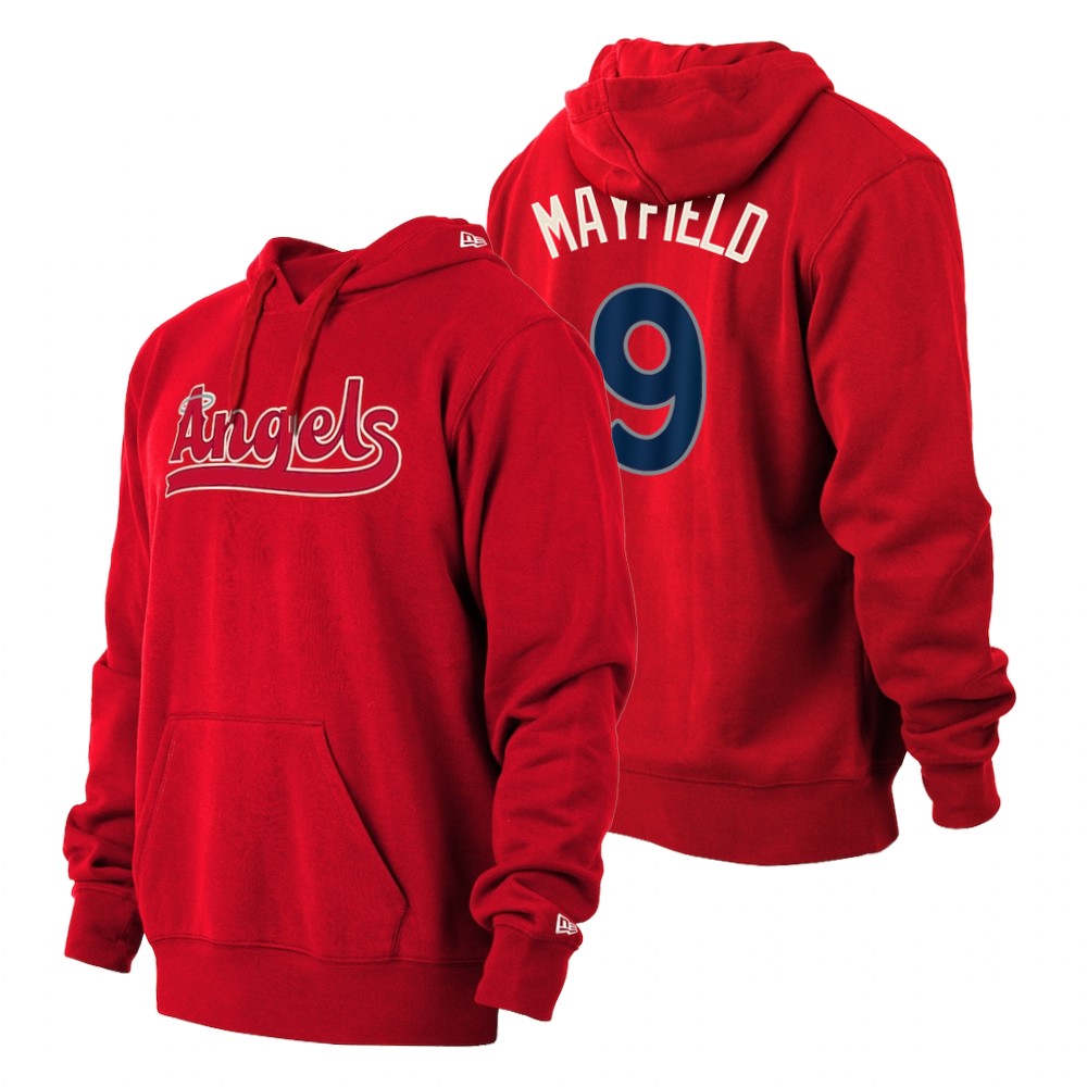 Los Angeles Angels Jack Mayfield Red 2022 City Connect Hoodie Los Angeles Angels Jack Mayfield Red 2022 City Connect Hoodie
