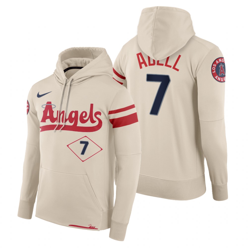 Los Angeles Angels Jo Adell Cream 2022 City Connect Hoodie Los Angeles Angels Jo Adell Cream 2022 City Connect Hoodie