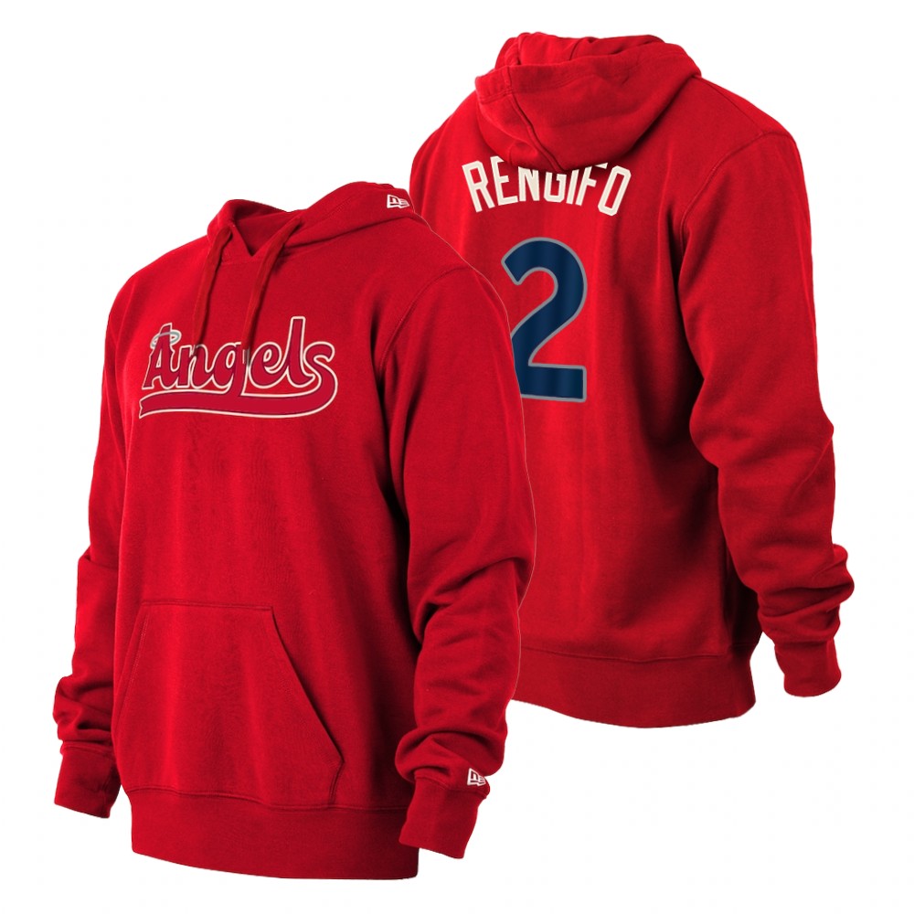 Los Angeles Angels Luis Rengifo Red 2022 City Connect Hoodie