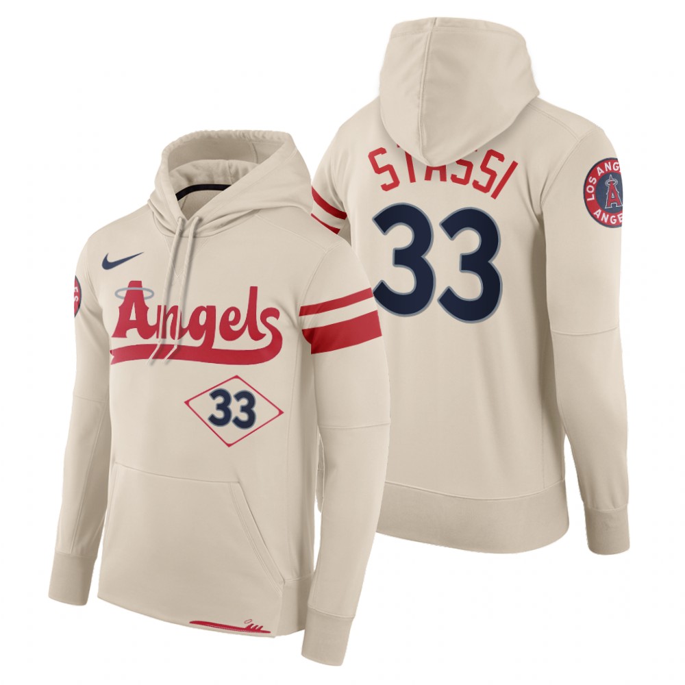 Los Angeles Angels Max Stassi Cream 2022 City Connect Hoodie