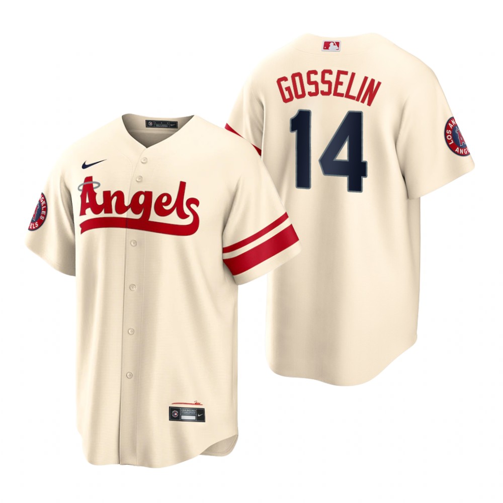 Los Angeles Angels Phil Gosselin Cream 2022 City Connect Replica Jersey