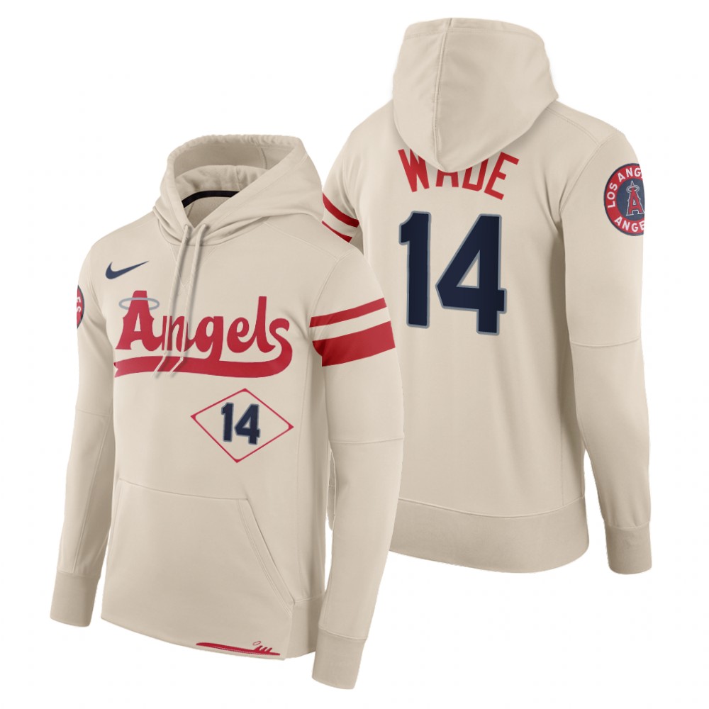 Los Angeles Angels Tyler Wade Cream 2022 City Connect Hoodie
