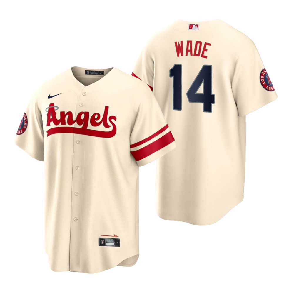 Los Angeles Angels Tyler Wade Cream 2022 City Connect Replica Jersey Los Angeles Angels Tyler Wade Cream 2022 City Connect Replica Jersey