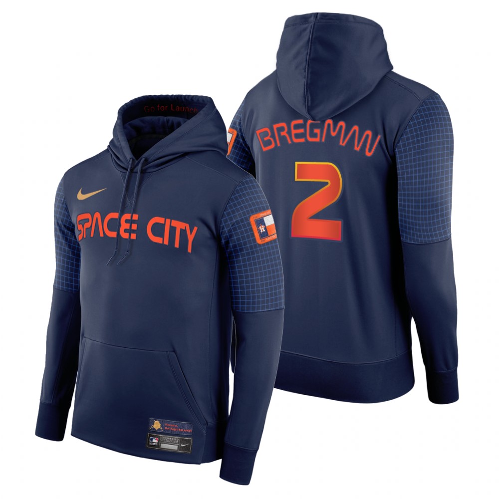 Houston Astros Alex Bregman Navy 2022 City Connect Pullover Hoodie