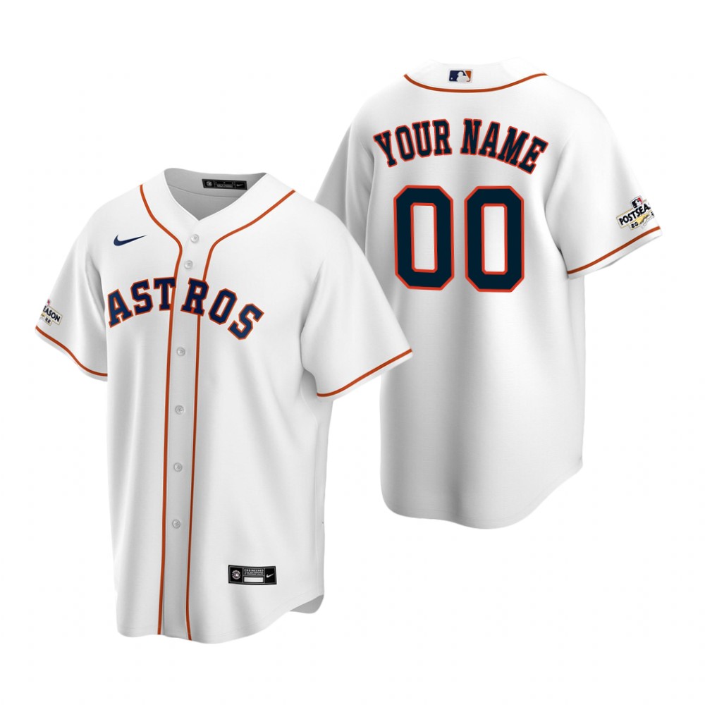 Custom Houston Astros White 2022 Postseason Replica Jersey Custom Houston Astros White 2022 Postseason Replica Jersey