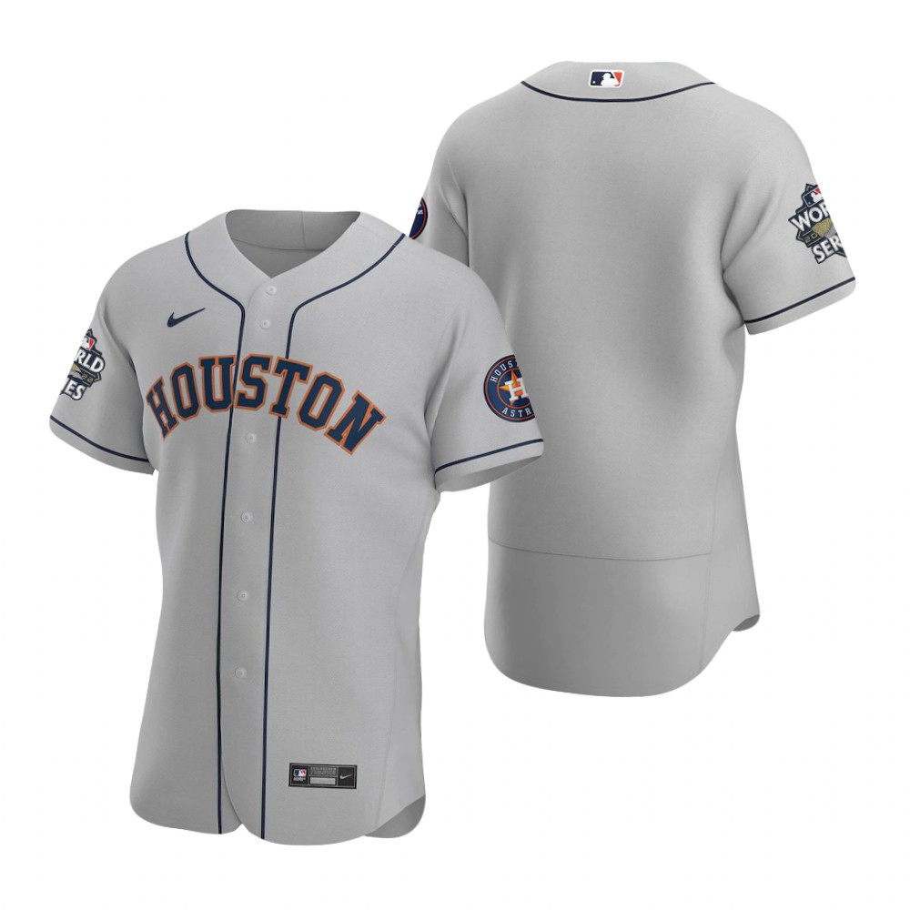 Houston Astros Gray 2022 World Series Authentic Jersey Houston Astros Gray 2022 World Series Authentic Jersey