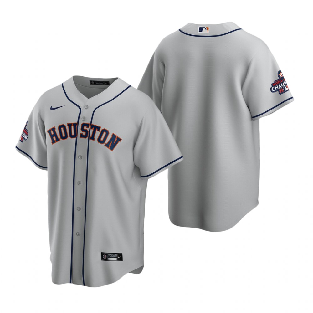 Houston Astros Gray 2022 World Series Champions Replica Jersey Houston Astros Gray 2022 World Series Champions Replica Jersey