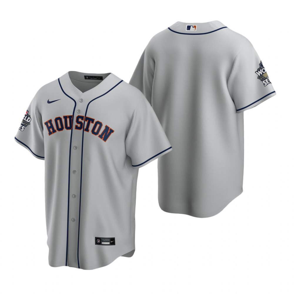 Men's Houston Astros Gray 2022 World Series Replica Jersey Men's Houston Astros Gray 2022 World Series Replica Jersey