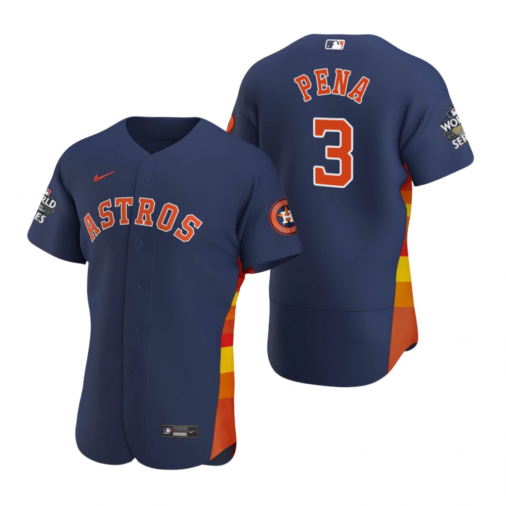 Houston Astros Jeremy Pena Navy 2022 World Series Authentic Jersey Houston Astros Jeremy Pena Navy 2022 World Series Authentic Jersey
