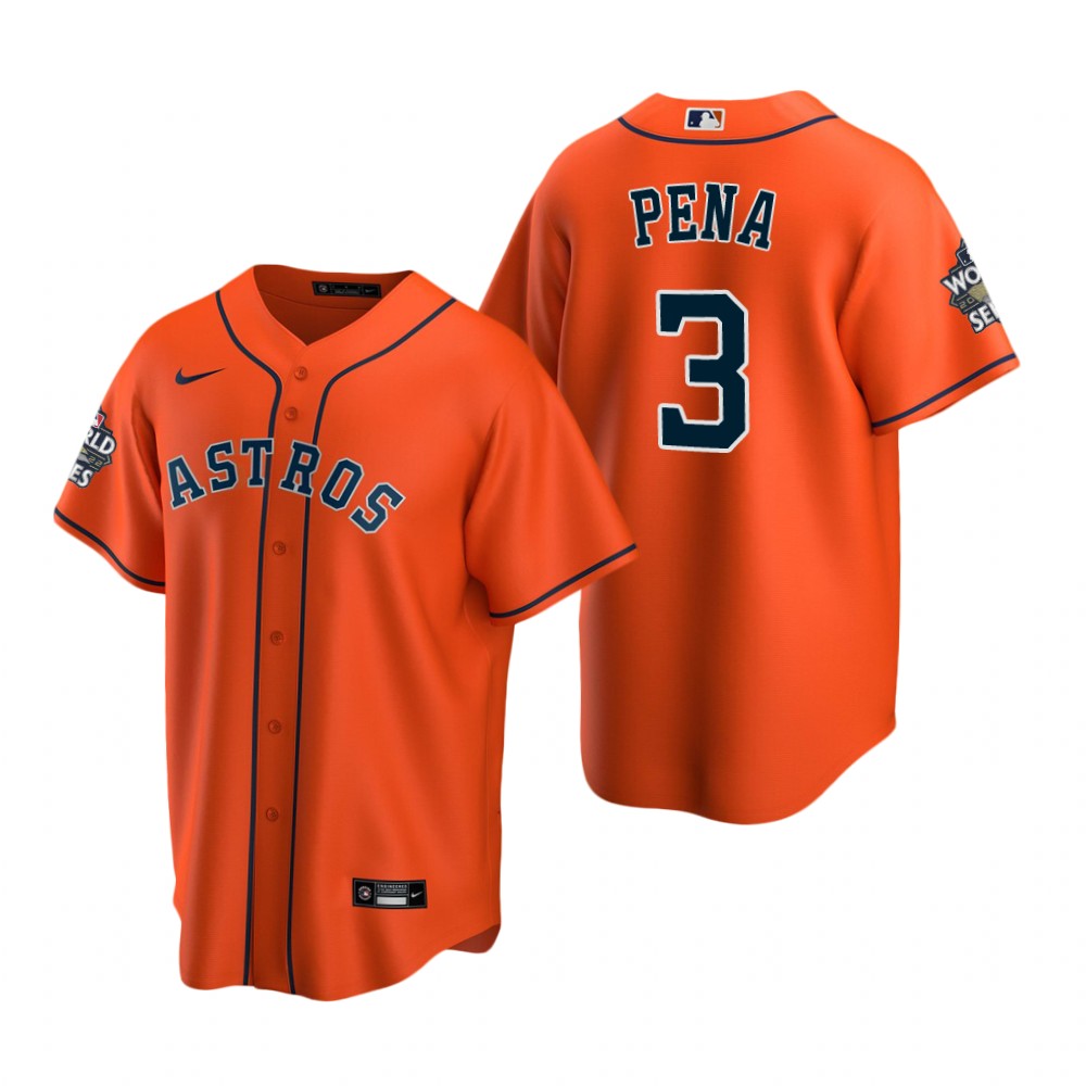 Houston Astros Jeremy Pena Orange 2022 World Series Replica Jersey Houston Astros Jeremy Pena Orange 2022 World Series Replica Jersey