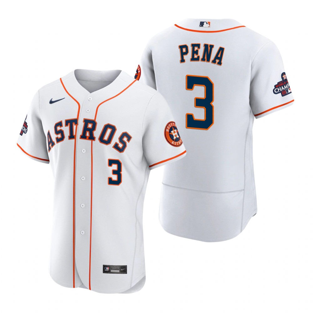 Houston Astros Jeremy Pena White 2022 World Series Champions Authentic Jersey Houston Astros Jeremy Pena White 2022 World Series Champions Authentic Jersey