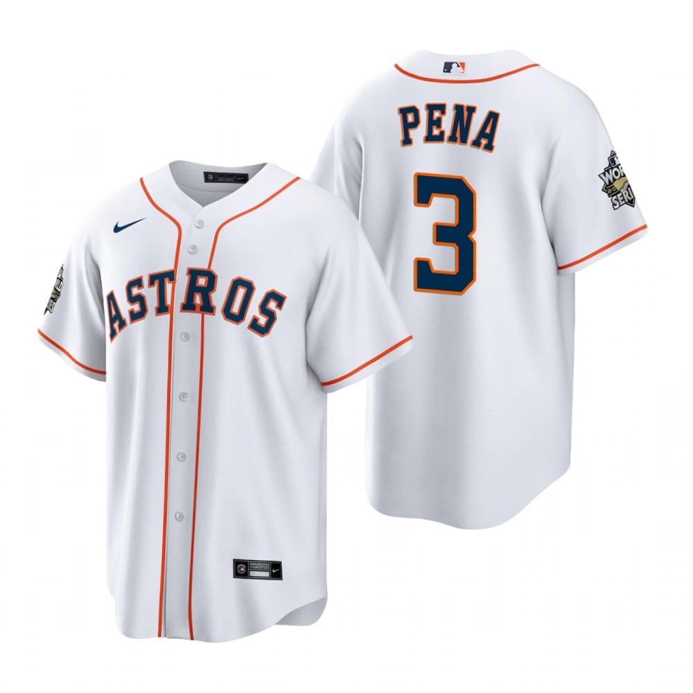 Houston Astros Jeremy Pena White 2022 World Series Replica Jersey Houston Astros Jeremy Pena White 2022 World Series Replica Jersey
