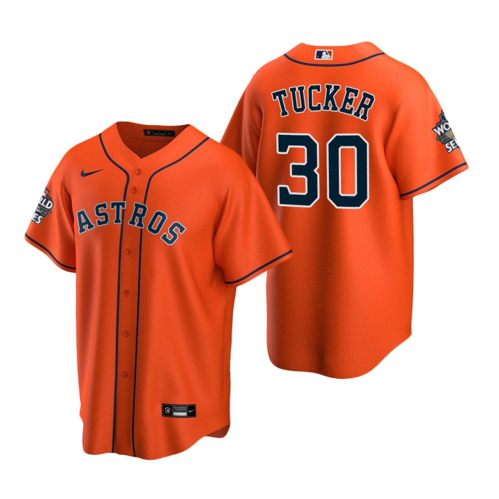 Houston Astros Kyle Tucker Orange 2022 World Series Replica Jersey Houston Astros Kyle Tucker Orange 2022 World Series Replica Jersey