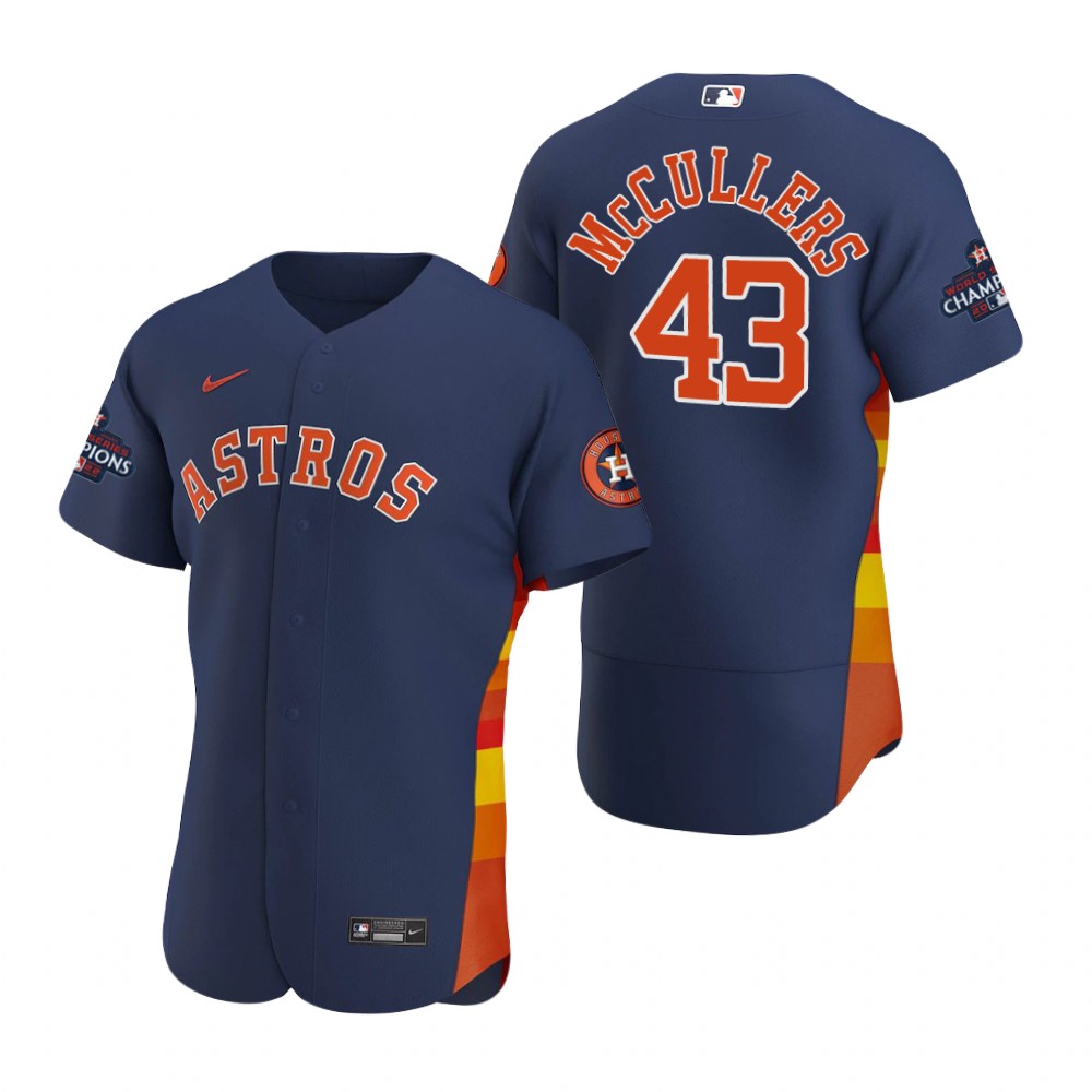 Houston Astros Lance McCullers Navy 2022 World Series Champions Authentic Jersey Houston Astros Lance McCullers Navy 2022 World Series Champions Authentic Jersey