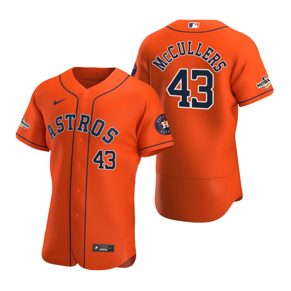 Houston Astros Lance McCullers Orange 2022 Postseason Authentic Jersey Houston Astros Lance McCullers Orange 2022 Postseason Authentic Jersey