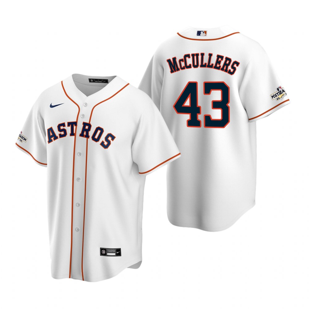 Lance McCullers Houston Astros White 2022 Postseason Replica Jersey