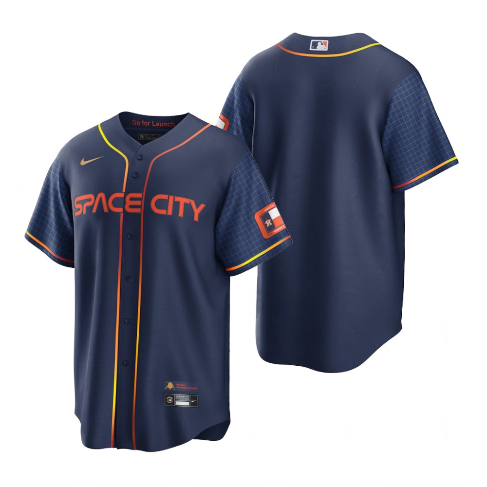Houston Astros Navy 2022 City Connect Replica Jersey Houston Astros Navy 2022 City Connect Replica Jersey