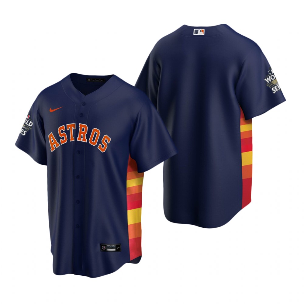Men's Houston Astros Navy 2022 World Series Replica Jersey Men's Houston Astros Navy 2022 World Series Replica Jersey