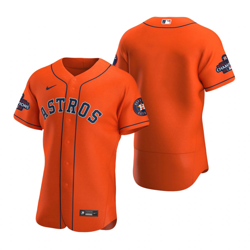 Houston Astros Orange 2022 World Series Champions Authentic Jersey Houston Astros Orange 2022 World Series Champions Authentic Jersey