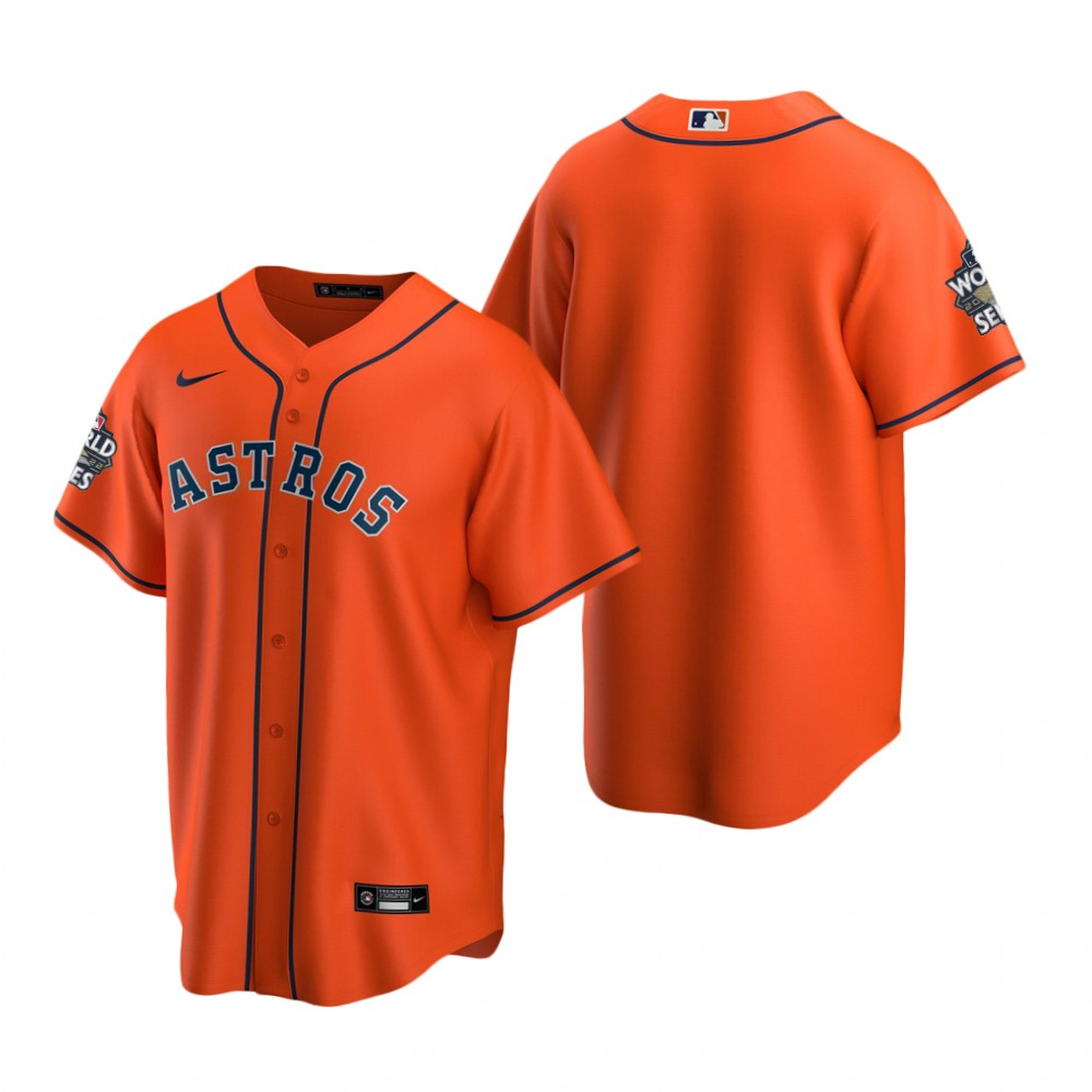 Men's Houston Astros Orange 2022 World Series Replica Jersey Men's Houston Astros Orange 2022 World Series Replica Jersey