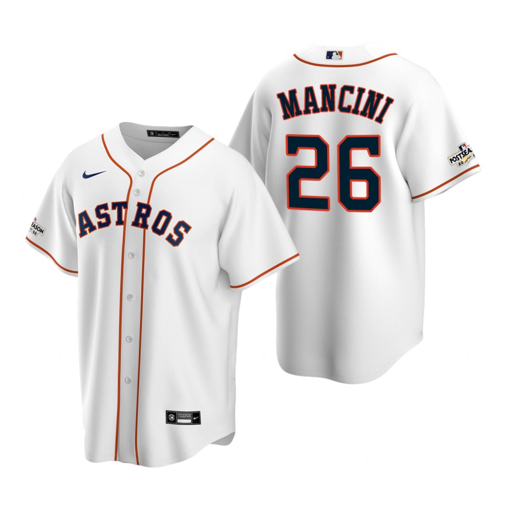 Trey Mancini Houston Astros White 2022 Postseason Replica Jersey Trey Mancini Houston Astros White 2022 Postseason Replica Jersey