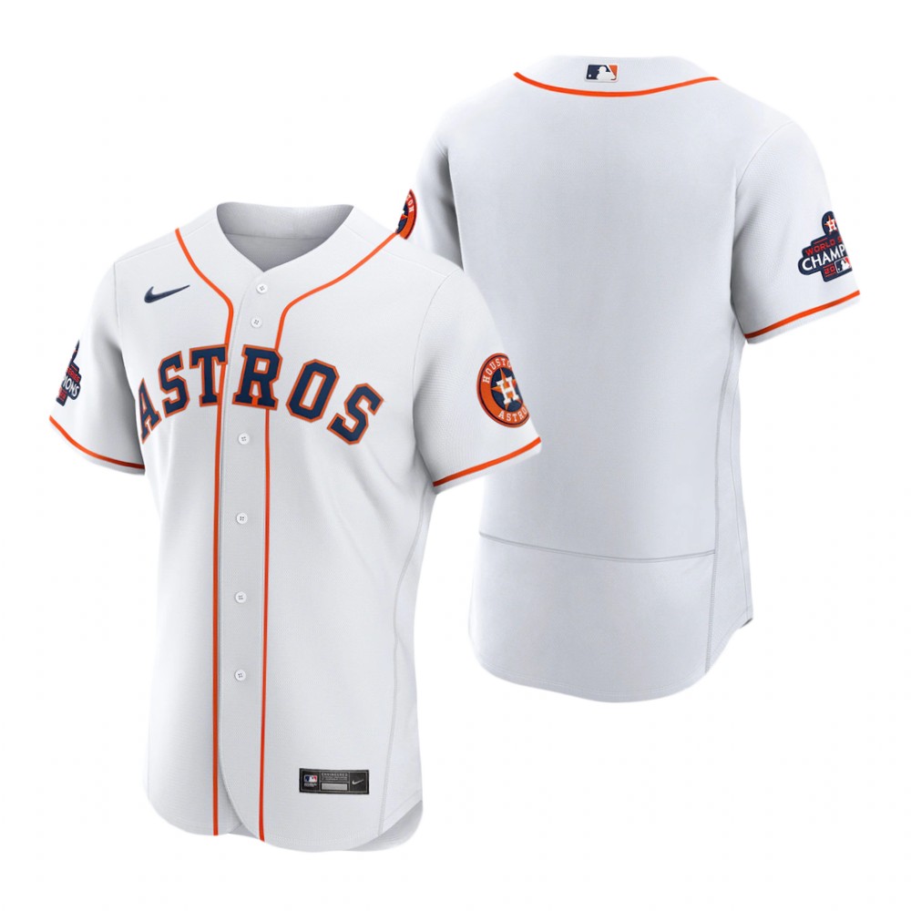 Houston Astros White 2022 World Series Champions Home Authentic Jersey Houston Astros White 2022 World Series Champions Home Authentic Jersey