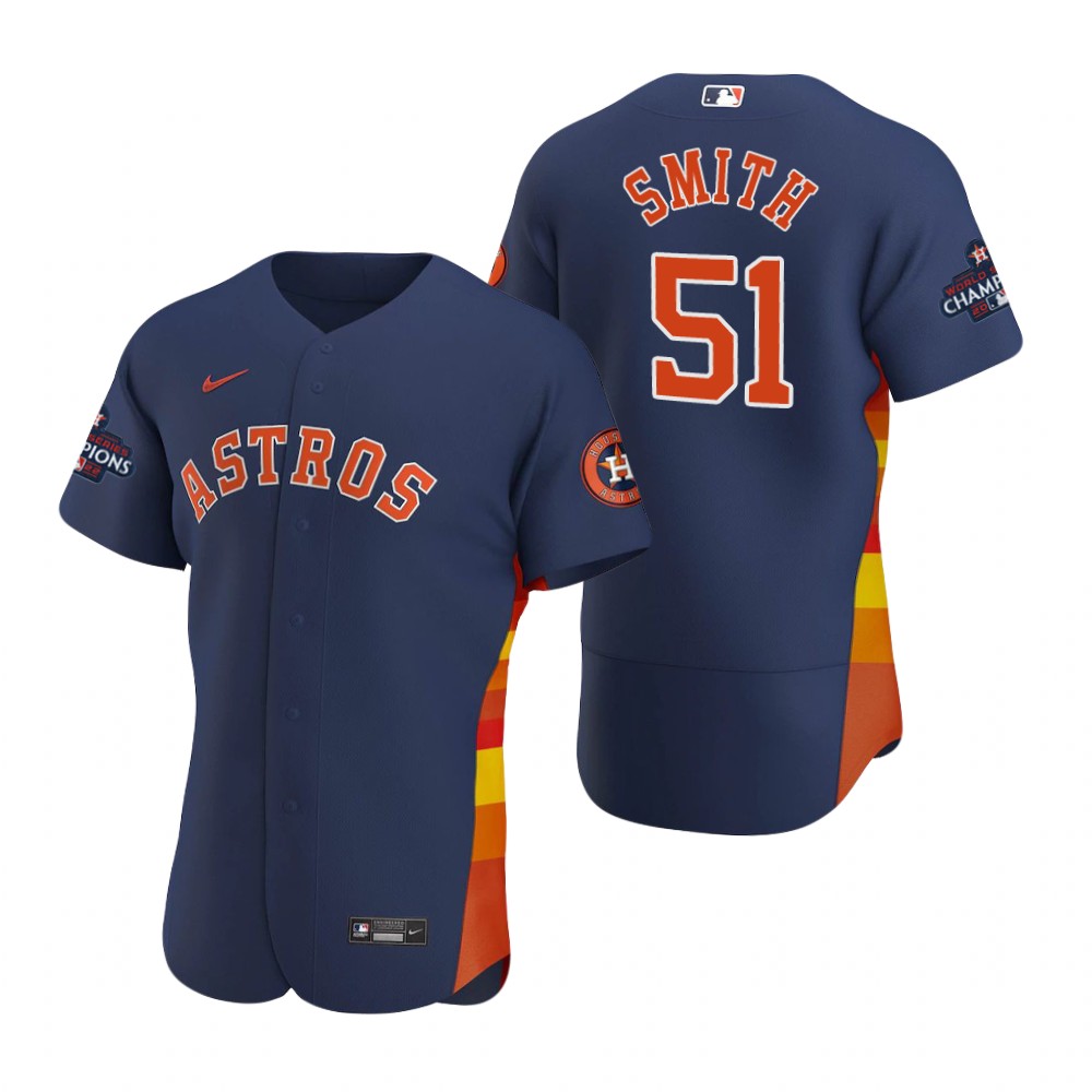 Houston Astros Will Smith Navy 2022 World Series Champions Authentic Jersey Houston Astros Will Smith Navy 2022 World Series Champions Authentic Jersey