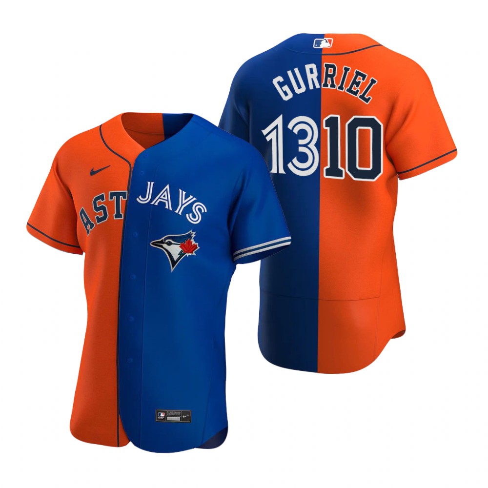 Houston Astros Yuli Gurriel Two Tone 2022 Split Authentic Gurriel Family Jersey Houston Astros Yuli Gurriel Two Tone 2022 Split Authentic Gurriel Family Jersey