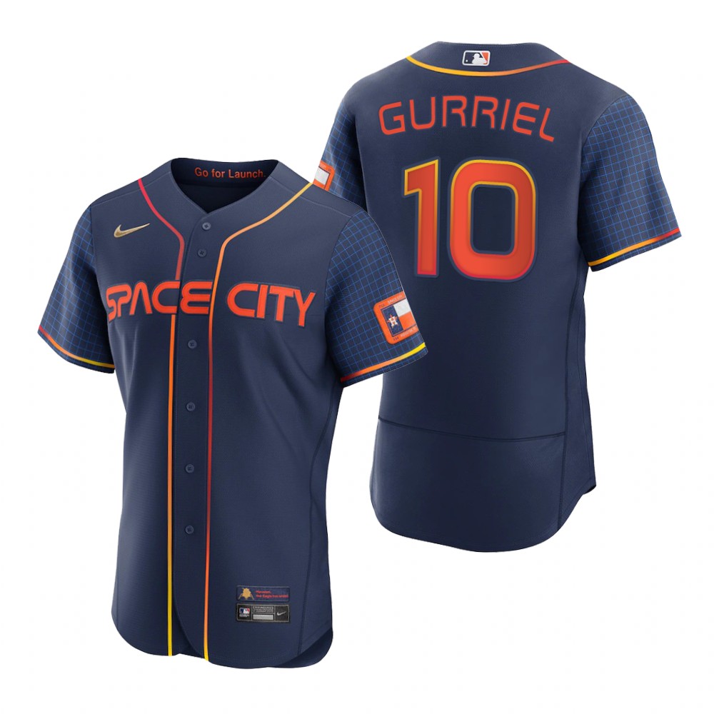 Men's Houston Astros Yulieski Gurriel Navy 2022 City Connect Authentic Jersey Men's Houston Astros Yulieski Gurriel Navy 2022 City Connect Authentic Jersey