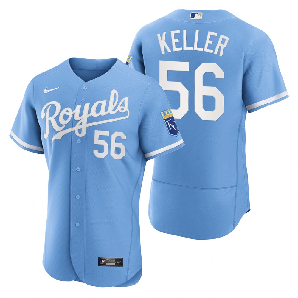 Men's Kansas City Royals Brad Keller Powder Blue 2022 Authentic Jersey Men's Kansas City Royals Brad Keller Powder Blue 2022 Authentic Jersey