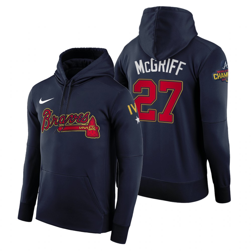 Atlanta Braves Fred McGriff Navy 2022 Gold Program Hoodie