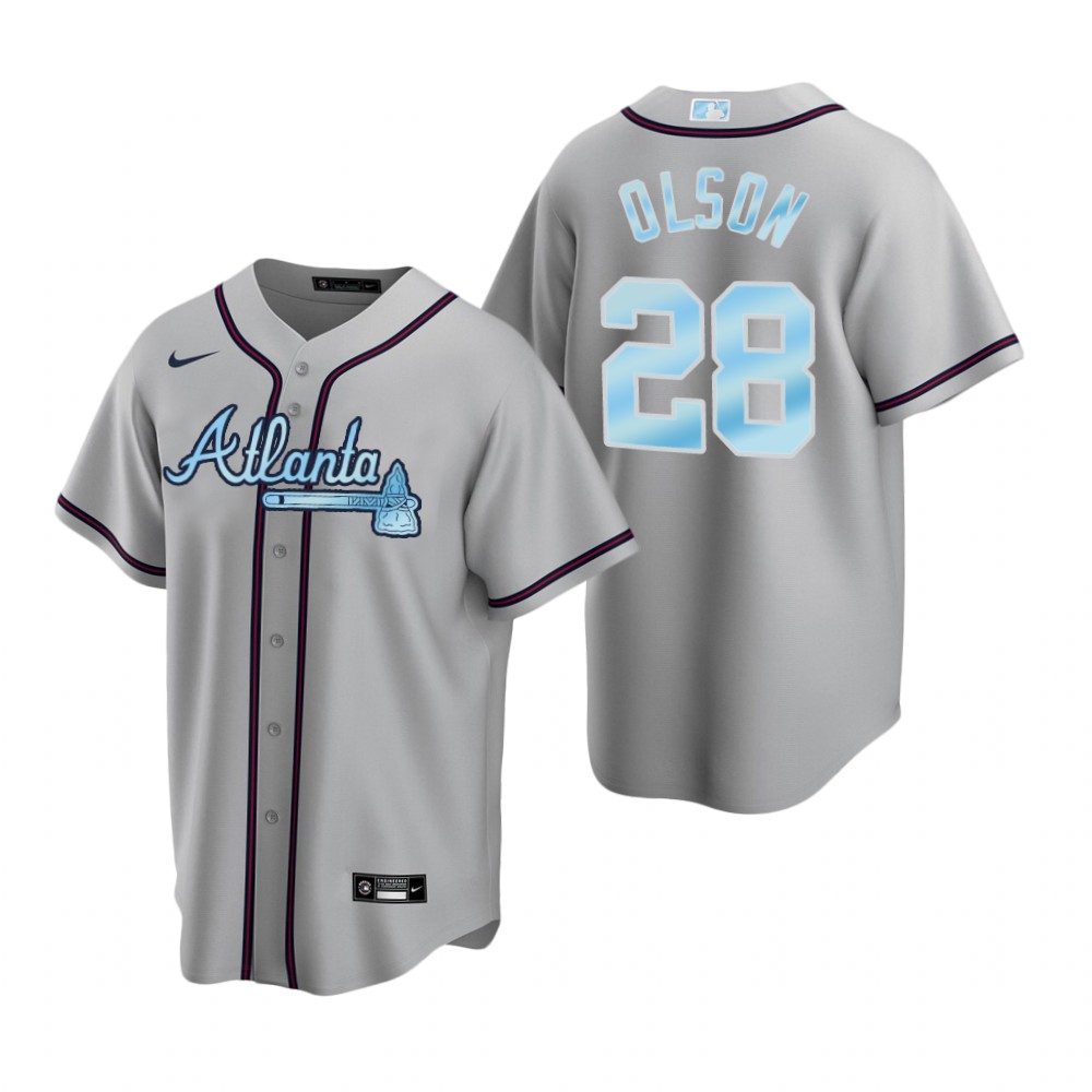 Atlanta Braves Matt Olson Gray 2022 Father's Day Replica Jersey Atlanta Braves Matt Olson Gray 2022 Father's Day Replica Jersey
