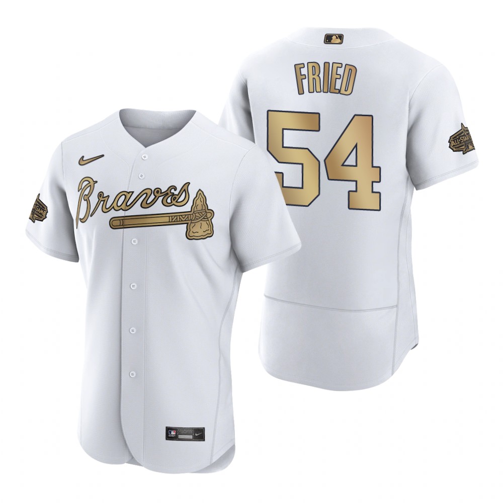 Men's Atlanta Braves Max Fried White 2022 MLB All-Star Game Authentic Jersey