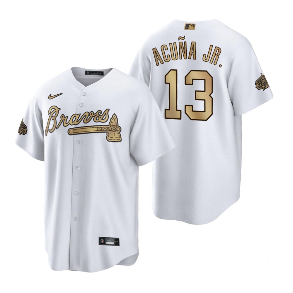Atlanta Braves Ronald Acuna Jr. White 2022 MLB All-Star Game Replica Jersey