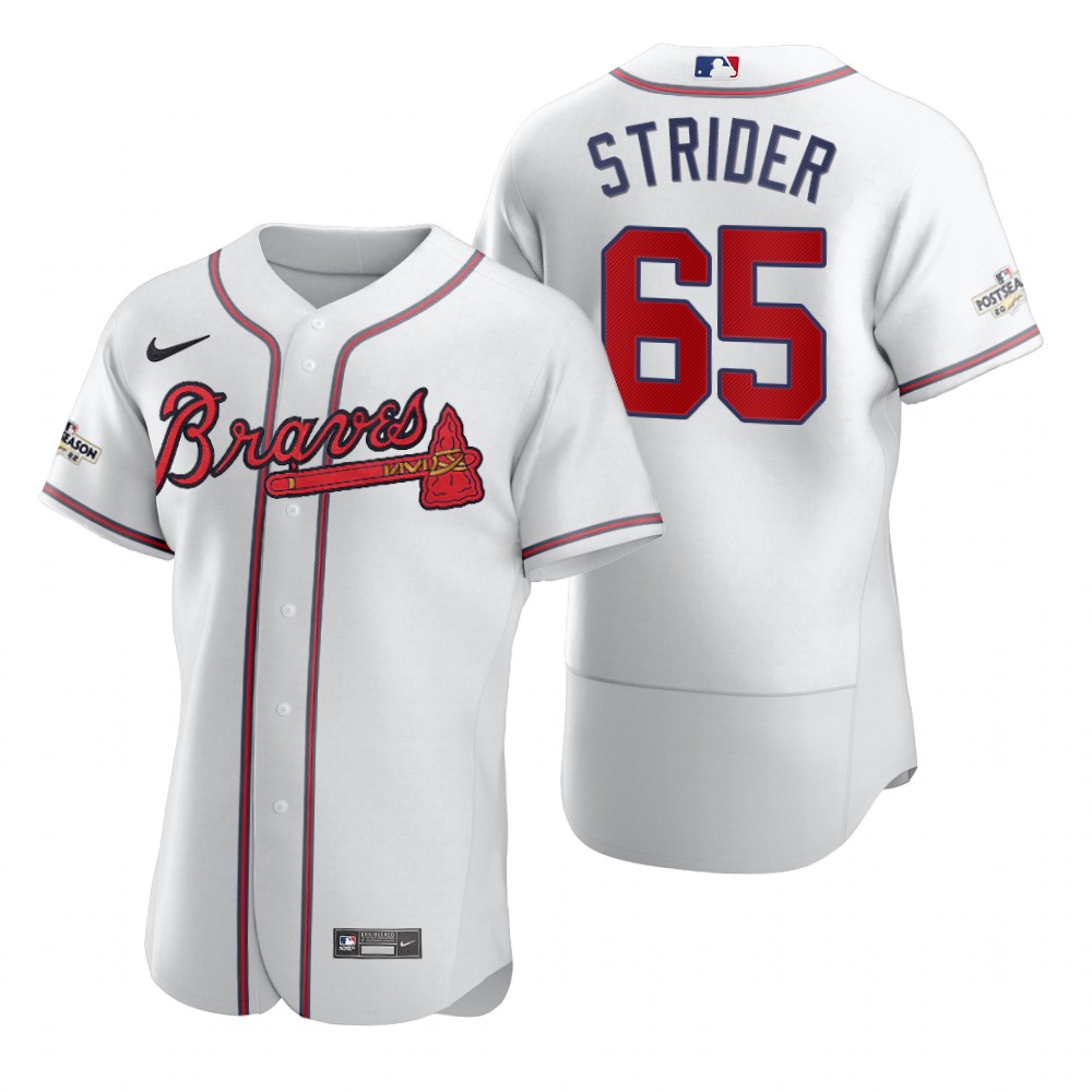 Atlanta Braves Spencer Strider White 2022 Postseason Authentic Jersey Atlanta Braves Spencer Strider White 2022 Postseason Authentic Jersey