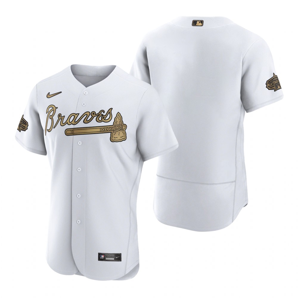 Men's Atlanta Braves White 2022 MLB All-Star Game Authentic Jersey