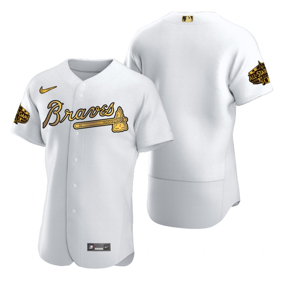Atlanta Braves White Gold 2022 MLB All-Star Game Jersey Atlanta Braves White Gold 2022 MLB All-Star Game Jersey
